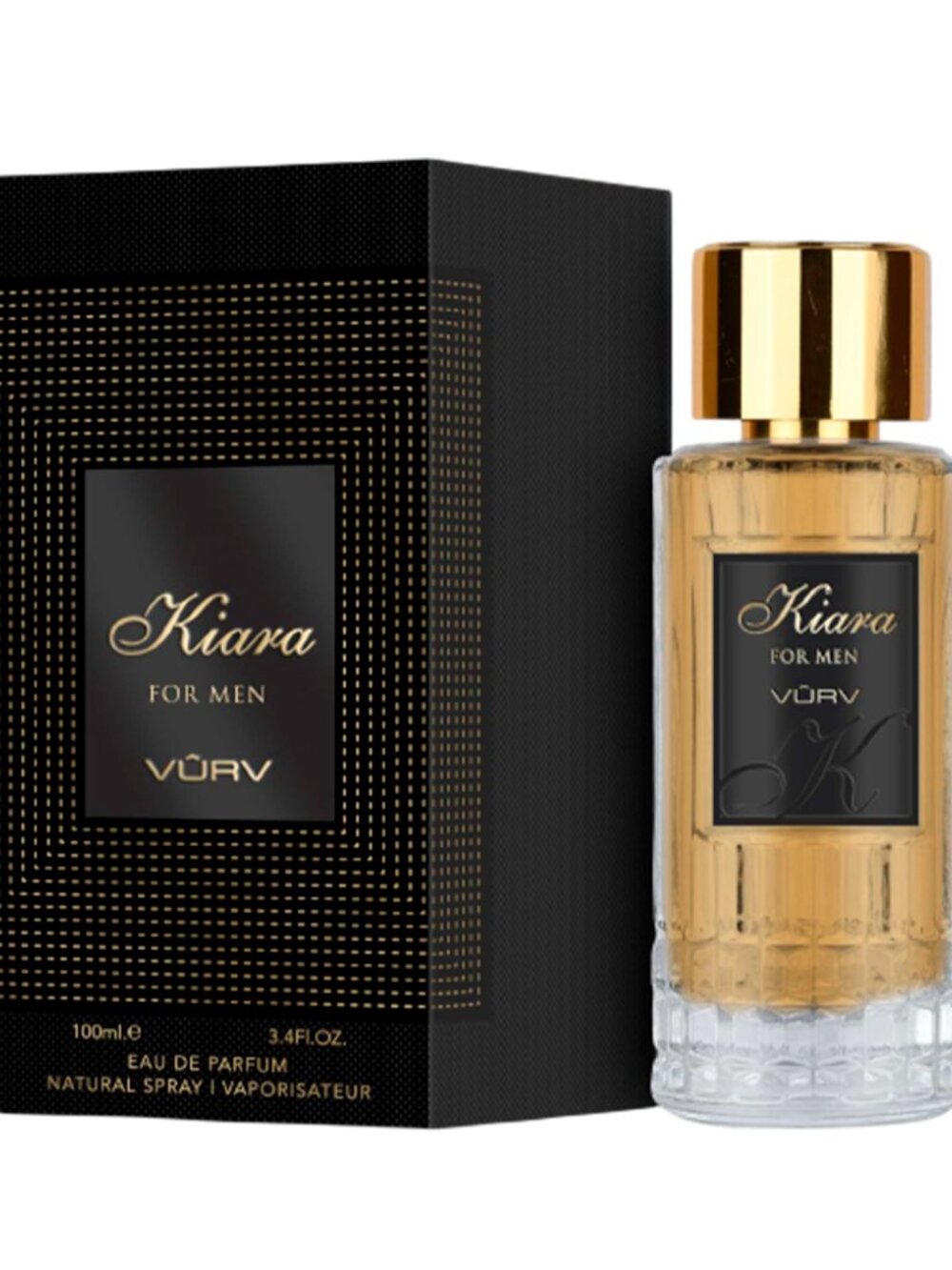 Lattafa Vurv Kiara For Men Eau de Parfum Spray Men's 3.4oz New Open Box $60
